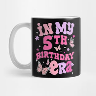 In My 5th Birthday Era  Birthday Family Boys Girls Kids Mug